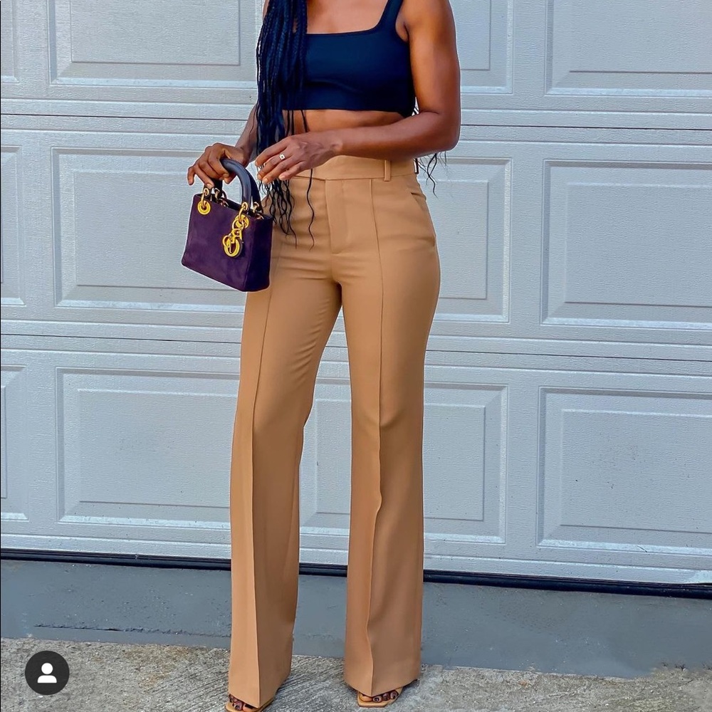 Last🔥Zara flare pants bloggers favorite - Picture 2 of 16